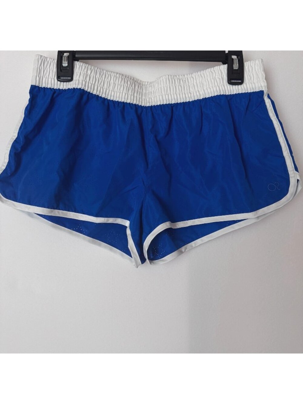 OP Women Blue Fire Athletic Running Shorts Size M 7/9